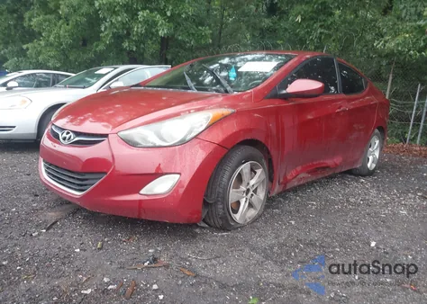 2012 Hyundai Elantra Gls (Ulsan Plant) из США, поврежденный, VIN KMHDH4AE3CU346726